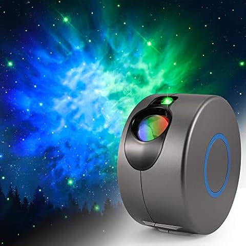 LED Galaxy Projector Light, Joycabin 360° Rotation Star Sky Projector, 7 Colours Nebula Night Light with Remote Control, Adjustable Speed/Brightness/Angle Projection Lamp for Kids Adults Bedroom Game Cover