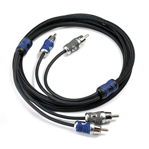 KICKER 46QI21 Q-Series 2-Channel RCA Interconnects, 1.0 Meter #1