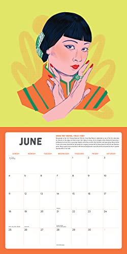 2023 Women Who Broke Glass Ceilings Wall Calendar: 12 Legendary Women Who Always Persisted And Fought Their Way To The Top (Monthly Art Calendar Thru Dec. 2023, Inspirational Gift) #TOP4