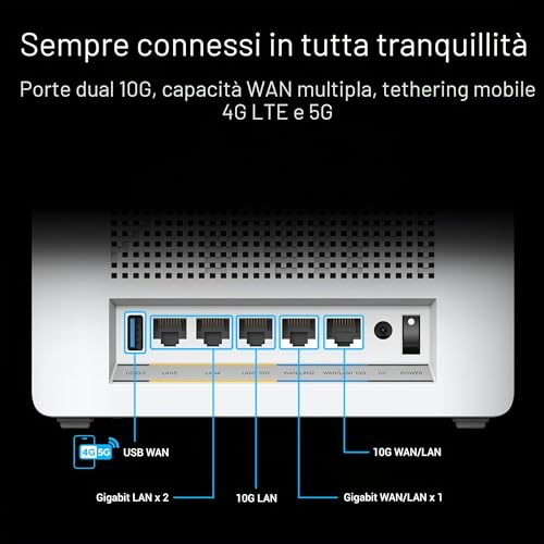 Asus - Routeur  ZenWiFi BQ16 | WiFi 7 Tri-Band - Powerline - Immagine 4