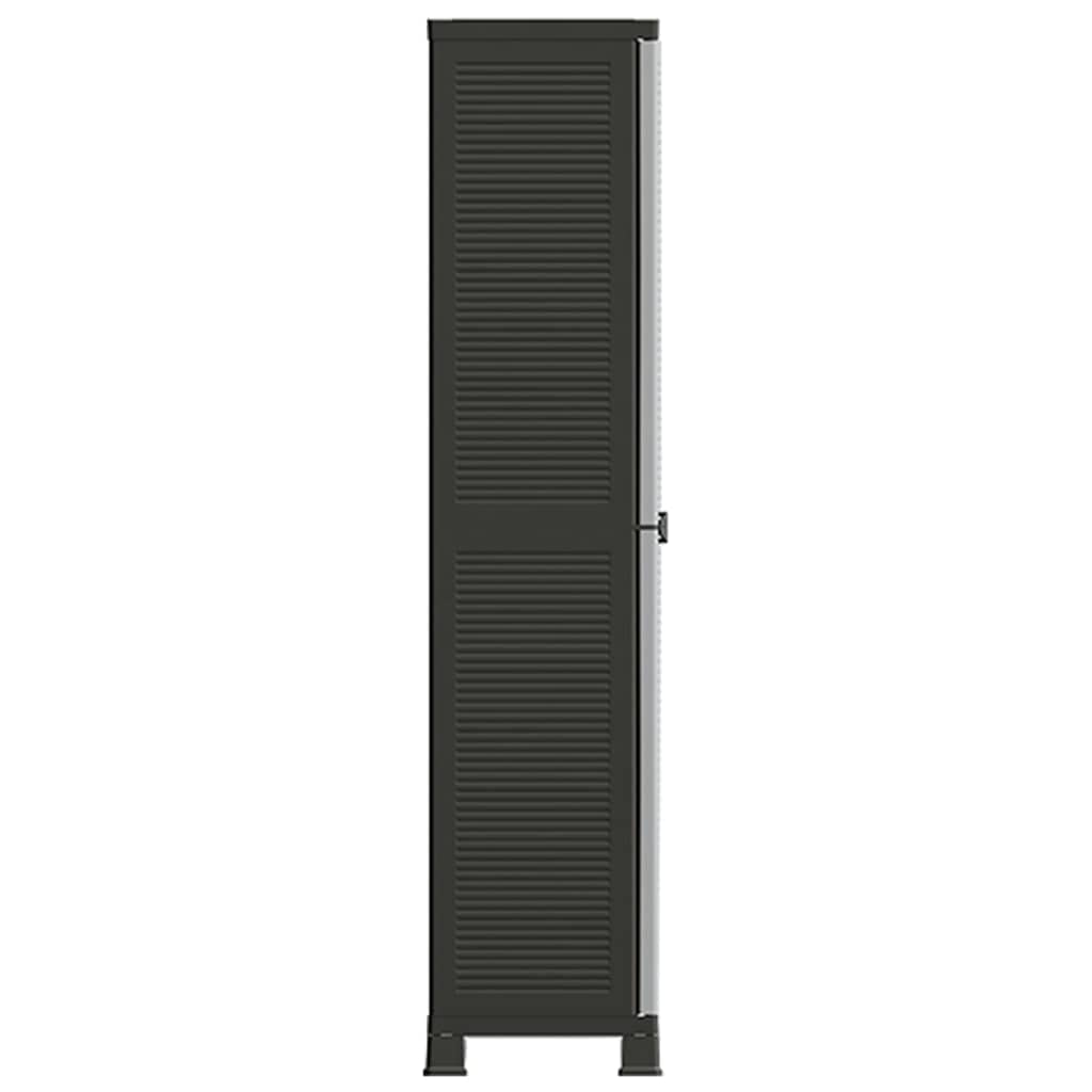 vidaXL Armario Estante Almacenamiento Bastidor Servicio Herramienta Organizador Hogar Jardín Patio Oficina Garaje de Plástico 68x39x171,5 cm