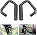 Anxingo Grab Handles Replacement for 2007-2017 Jeep Wrangler JK Unlimited Sport Sahara Freedom Rubicon 2 & 4 Door (Front+Rear) (Front+Rear)