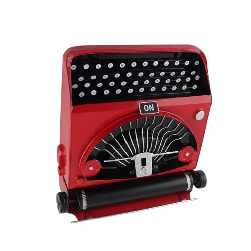 Klassisches Retro-Handbuch-Schreibmaschinenmodell, Schreibmaschinentastatur, Retro-Schreibmaschinendekor aus Metall, Geschenke Zum Stressabbau für Frauen und Männer, Heimdekoration