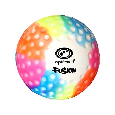 Optimum Fusion Hockey Balls - Sturdy Material, Ideal for Practice and Training - Long-Lasting Performance & Improved Play by Resisting Tears, Cracks, and Splits - Multidimple Cover