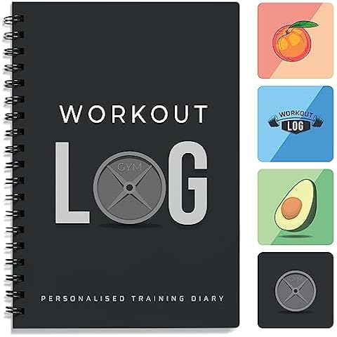 Carnet de fitness Workout Log Gym Cover