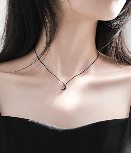 Collier lune noire idéal pour sublimer vos tenues de soirée - 2