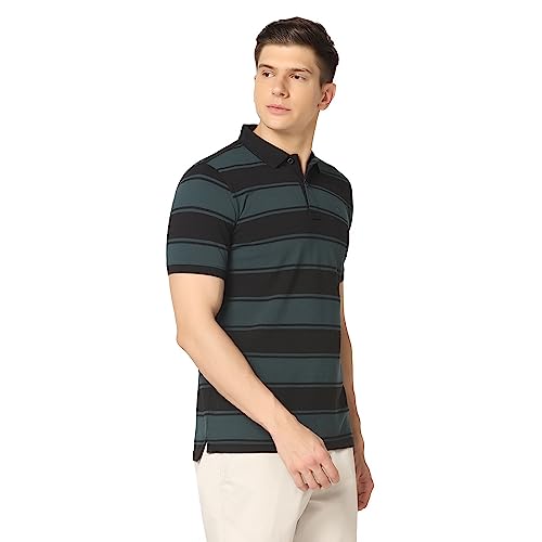 Image of Blackberrys Men's Striped Slim Fit T-Shirt