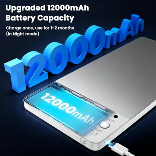 Image of ELEPHANTBOAT 3-Color Motion Sensor LED Light, Ceiling Light with Remote Control, 12000mAh Battery Powered, Wireless Rechargeable Wall Light for Home, Closet, H allway and Bedroom, Sensor Light