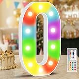 Números iluminados de 12.6 pulgadas, aniversarios