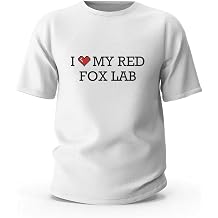 Funny Shirt I Love My Red Fox Lab T-Shirt Men Funny Tshirts Funny Shirts