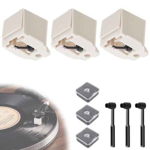 MCCKLE ATN3600L Stylus Compatible with Audio-Technica AT-LP60X, 2 Pack