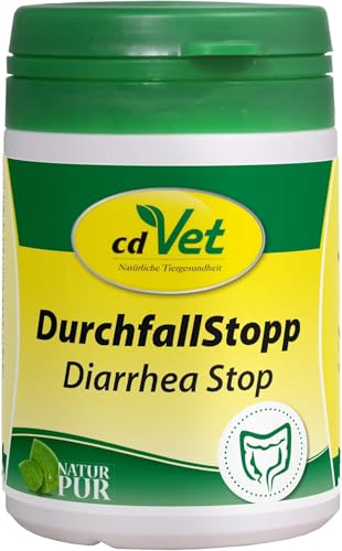 cdVet Naturprodukte DurchfallStopp für Hunde und Katzen 50 g - Unterstützung bei akuten Magen-Darm-Beschwerden - Diät-Ergänzungsfuttermittel