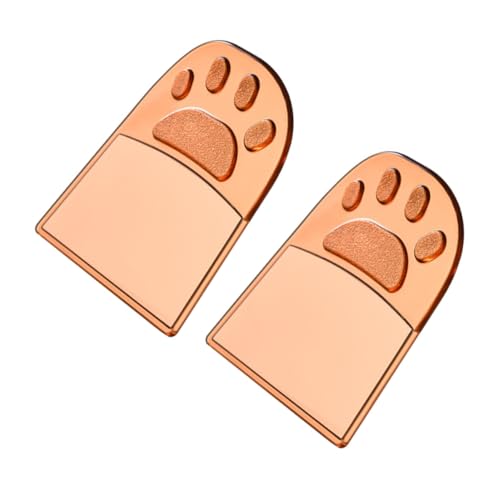 KALLORY 2Pcs Transparent Toilet Lid Lifters Touch Toilet Seat Handle Accessories for Easy Lifting