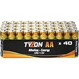 Tyzon® AA Alkalibatterien 1,5 Volt 40 STK.