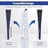 FASTSNAIL Cooling Fan for PS5 Slim Console, Quiet Cooling System with Memory Function and LED Light, Cooler Accessories with 3 High-Speed Fans & USB 3.0 Port for PlayStation 5 Slim