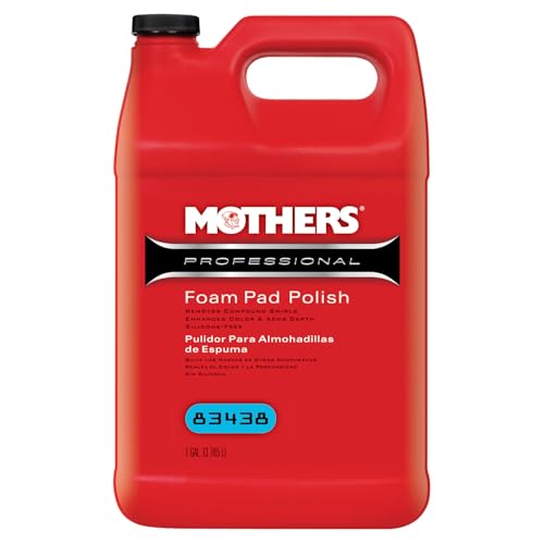 Mothers 83438 Professional Foam Pad Polish, 1 Gallon