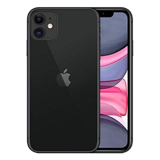 (Renewed) Apple iPhone 11, 64GB, Black – Unlocked