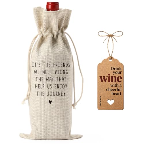 Funny Hostess Friend Gift for Friends Friendship Gifts for Women Wine Bag