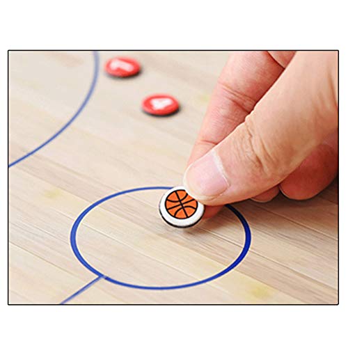 Prancheta magnética profissional dobrável VORCOOL para treinamento de basquete, apagável e reutilizá