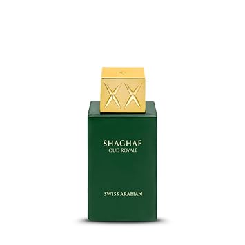 Swiss Arabian Shaghaf Oud Royale Spicy, Oud, Aromatic Fragrance - Notes of Saffron and Lavender - Perfume for Women and Men - 2.5 oz EDP Spray