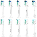 Toptheway Replacement Brush Heads for Philips Sonicare DiamondClean ProtectiveClean 2 Series Plaque Control Gum Health FlexCare HealthyWhite+ EasyClean HX6817/01 4100 C3 HX9023/65, 10 Pack