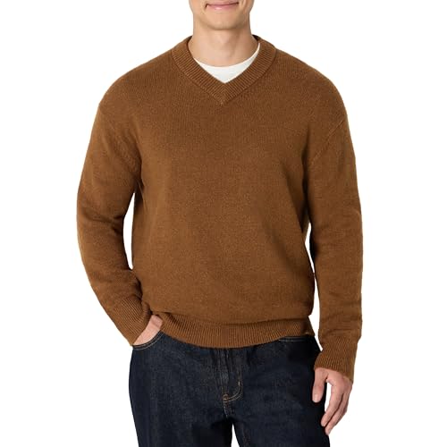 Amazon Essentials Men's Regular-Fit V-Neck Sweater