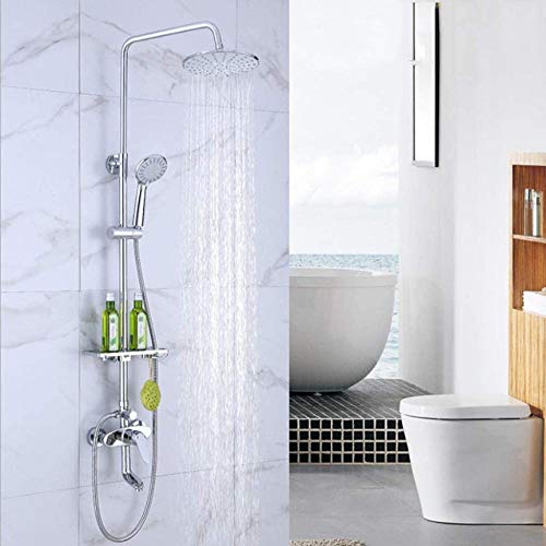 Kit de douche en cuivre suralimentée multifonction pour jet puissant