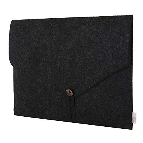 Image of OON Felt Laptop Sleeve - Eggily-15 Inch-Black