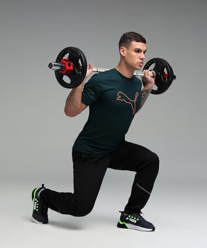 Image of Puma Men Polyester Solid Regular Fit T-Shirt
