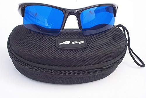 A99 GOLF Ball Finder Glasses with Moulded Case – Easy Ball Tracking Aid, Great Gift for Golfers (Not Used for Sunglasses)