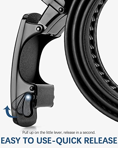 Image of BOSTANTEN Ratchet Belts for Men Leather Trim to Fit 1 3 /8 inch Gift Boxed | Micro-Adjustable Buckle, Tailored Size, Holeless, Versatile for Dress Casual, Effortless Style