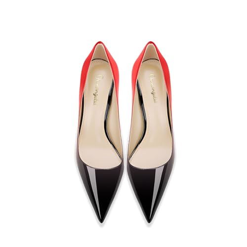 Image of Women's Pointed Toe Stiletto High Heel Pumps 3.15IN Slip-On Party Wedding Evening Shoes