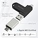 Apple MFi Certified Flash Drive 512GB, Photo Stick for iPhone Memory Stick for Photo/Video Backup Stick, High-Speed USB Thumb Drive for iPhone Storage Compatible for iPhone/iPad/Android/PC (Black)