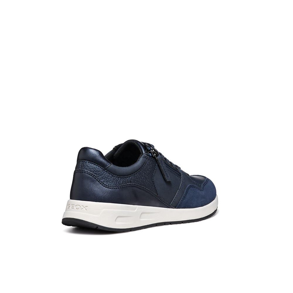 Baskets Geox RESPIRA En Daim Ajouré Bleu Marine - Pointure 41 Femme - Occasion Très Bon état