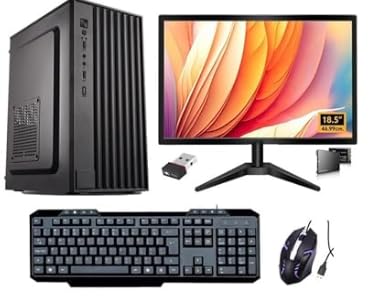 Desktop PC, i5 3500, 8GB RAM, 128GB SSD, 19" Monitor, Keyboard, RGB Mouse, WiFi, Win 11, Black (8-128GB)-picture-20