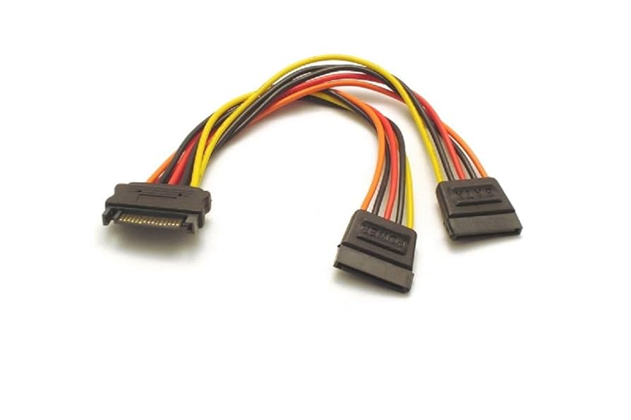 さーにゃ Amazon.com: SATA 15 Pin Y Splitter 5 Wire Power Cable
