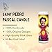 Pedro Pascal Celebrity Prayer Candle - Saint Candles - Votive Candle - 100% Handmade in USA - Celeb Novelty TV Show Movie Gift