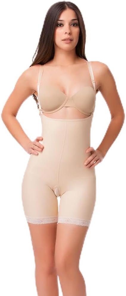 Isavela BE06 Stage 2 Open Buttocks Body Suit & Suspenders-SM-BGE