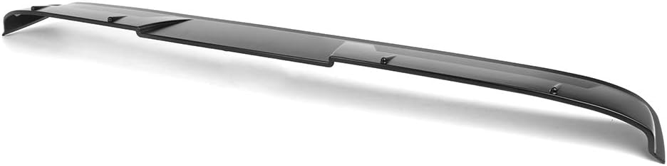 IKON MOTORSPORTS, Rear Window Roof Spoiler Compatible with 2018-2026 Toyota Camry, V2 Style Primer Matte Black ABS Top Roofline Windshield Visor Spoiler Wing