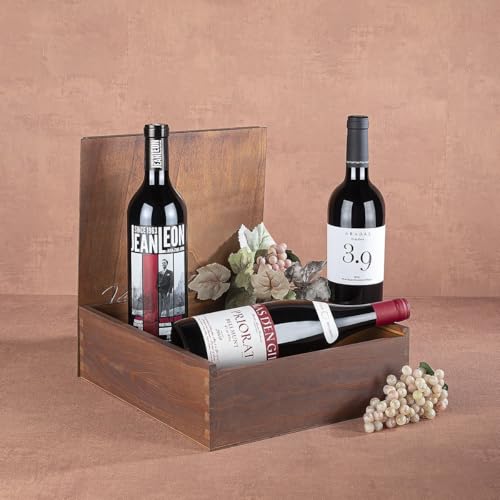 EUROLOTES Vinos Tinto Selección Premium Cataluña, Pla de Bages Abadal 3.9, Penedés Jean Leon Viña Le Havre, Priorato Bellmunt, 3 Botellas x 750ml