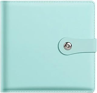 Carpeta de álbum de billetes de coleccionista, con 25 hojas y 100 bolsillos, muy gran capacidad, álbum de doble cara para guardar notas, sellos (azul)