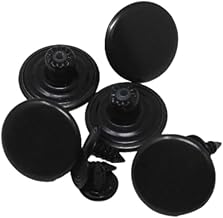 BIG-SAM Metallknöpfe/Jeansknöpfe - Ø 17mm - Schwarz - 5/10 / 25 oder 50 Stück - Nähfrei mit Anleitung! (5)