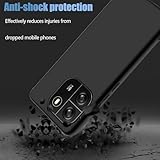 Wanglaism Case for Blackview Wave 6C/Blackview Oscal Flat 1C Case with 1 Pack Tempered Glass Screen Protector, Soft Bumper Anti-Scratch Silicone Phone Case Cover-Black - Image 5