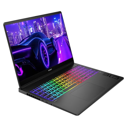 Image of HP OMEN MAX Gaming Laptop, Intel Ultra 9-275HX, 32 GB DDR5 RAM, 2 TB PCIe SSD, 16 inch WUXGA (1920 x 1200) 165 Hz Display, Nvidia G-Force RTX 5090, 1-Zone RGB Backlit Keyboard, W11 Pro, Shadow Black