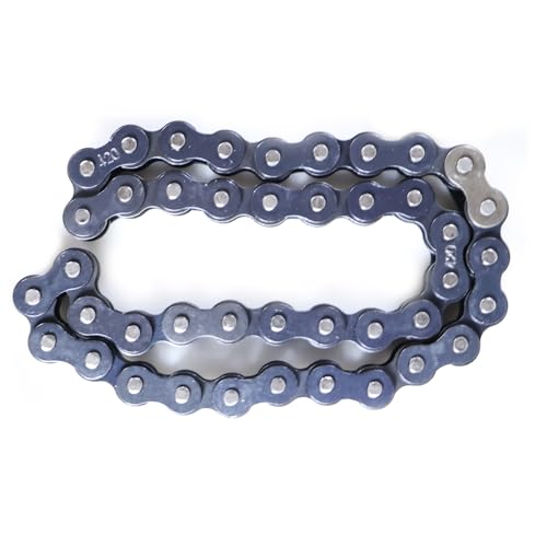 Image of Front 420 Jackshaft Chain 42 Links Mini Bike Drive Chain for Coleman CT200U CT200U-EX BT200X Baja Warrior Heat Mini Baja Massimo MB165 MB200 Heavy Duty Parts Roller Chain with 8pcs Master Links