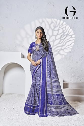 Image of GRECIILOOKS Saree | Women Saree | Saree for women latest design | Saree | Saree for Women | Silk Saree | Banarasi Saree