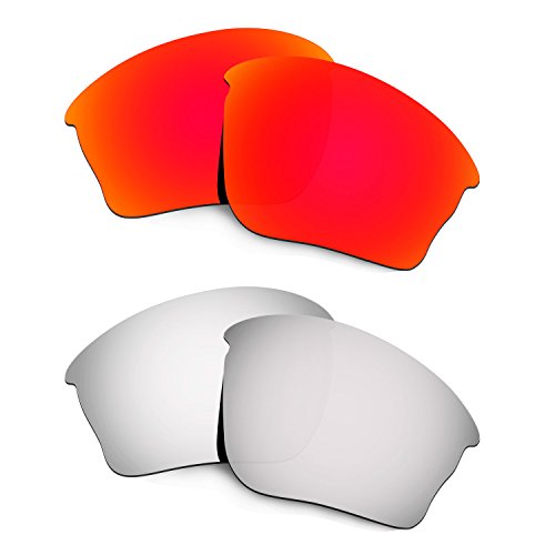 Repuesto de lentes Oakley Half Jacket XLJ cristales rojo titanio para gafas de sol
