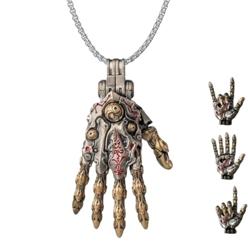 Colgante de mano biónica taoísta como regalo de joyería mecánica original