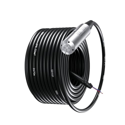Capteur de niveau d'eau 0-10 V avec câble de 10m et transmetteur submersible pour cuve