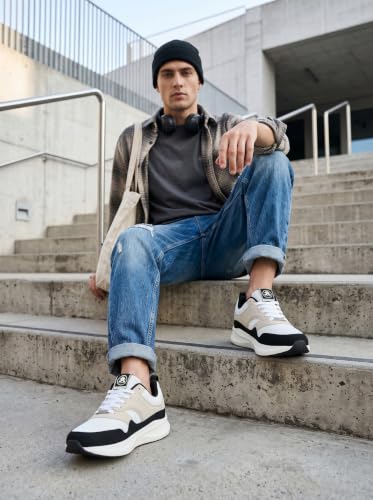 Image of OFF LIMITS Stussy (Memory Tech) Casual Sneakers for Men with Memory Foam Insock, Synthetic Upper and Phylon /TPR Sole, Stylish Lace-Up Shoes Outings